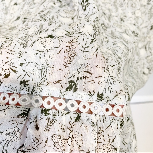 Lucky Brand Grace Midi Dress Floral Size Medium - Picture 14 of 15